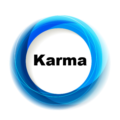 Good spiritual development processes help you mitigate the karmic seeds in your spiritual body.  The circle symbol represents karma.