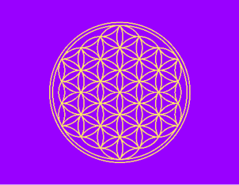 The Flower of Life symbol represents creation.  When your spiritual body is balanced, you are free to create in the most perfect and beautiful way.