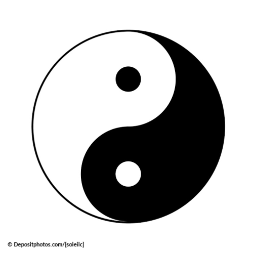 The yin and yang in the dynamic laws of prosperity.