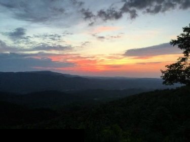 Sunrise on Heavenly Mountain evoking spiritual wellbeing, prosperity, and gratitude.