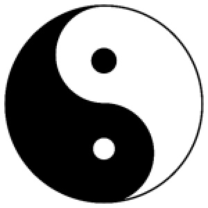 Balance, in the human energy field, can be represented by the yin/yang symbol.