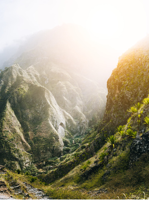 Light in canyon symbolizing Lightarian Reiki.