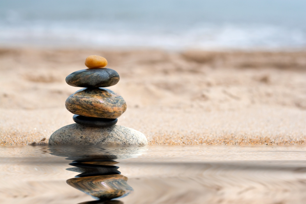 spiritual energy healing zen rocks
